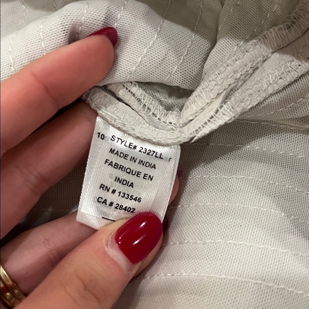 Ecru Textured Cream Blazer size m - Picture 4 of 7